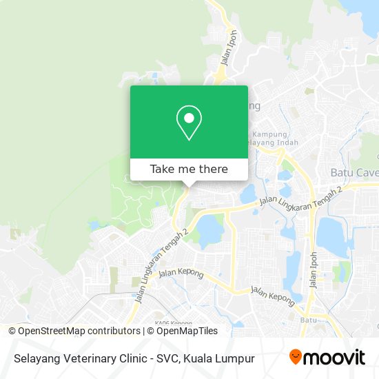 Peta Selayang Veterinary Clinic - SVC