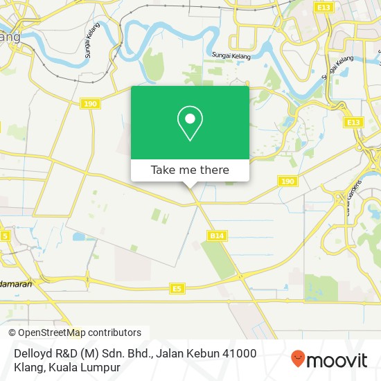 Delloyd R&D (M) Sdn. Bhd., Jalan Kebun 41000 Klang map