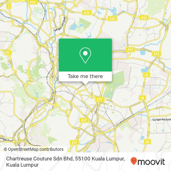 Chartreuse Couture Sdn Bhd, 55100 Kuala Lumpur map