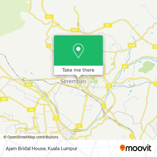 Ajam Bridal House map