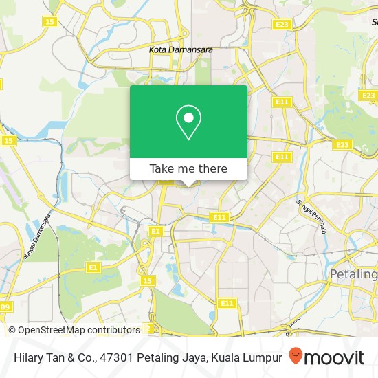 Hilary Tan & Co., 47301 Petaling Jaya map