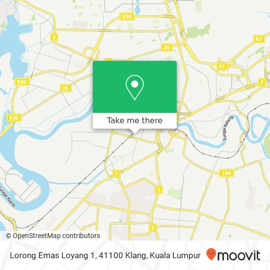 Lorong Emas Loyang 1, 41100 Klang map