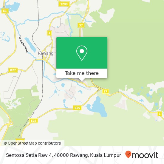 Sentosa Setia Raw 4, 48000 Rawang map