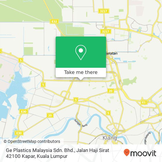 Ge Plastics Malaysia Sdn. Bhd., Jalan Haji Sirat 42100 Kapar map