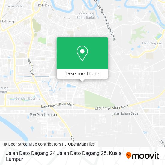 Peta Jalan Dato Dagang 24 Jalan Dato Dagang 25