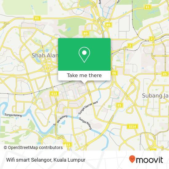 Wifi smart Selangor map