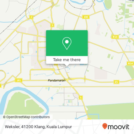 Weksler, 41200 Klang map