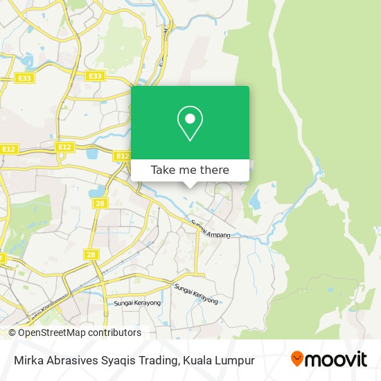 Mirka Abrasives Syaqis Trading map