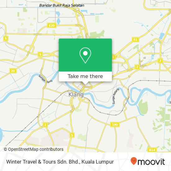 Winter Travel & Tours Sdn. Bhd. map