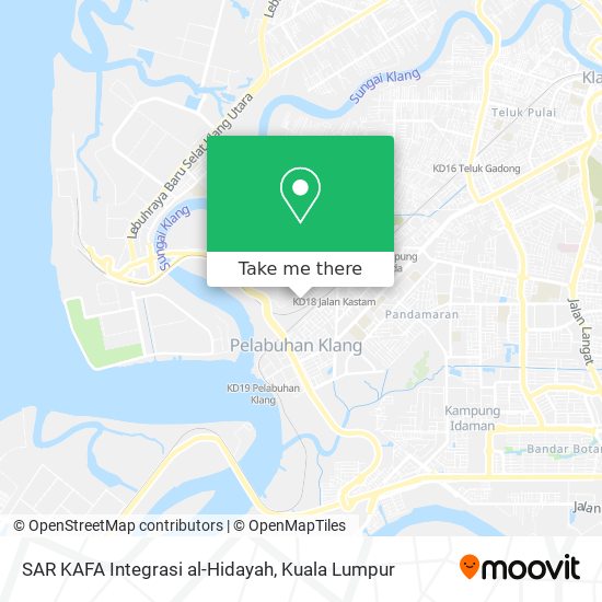 Peta SAR KAFA Integrasi al-Hidayah
