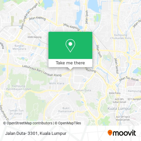 Jalan Duta- 3301 map