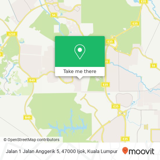 Jalan 1 Jalan Anggerik 5, 47000 Ijok map