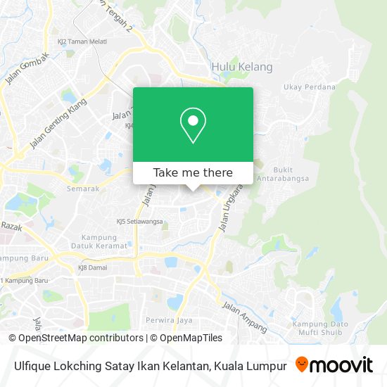Peta Ulfique Lokching Satay Ikan Kelantan