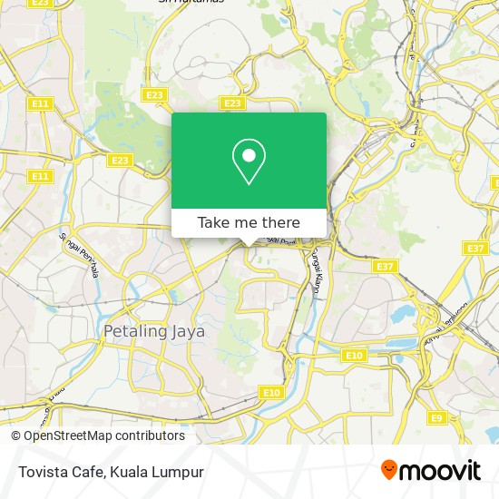 Tovista Cafe map