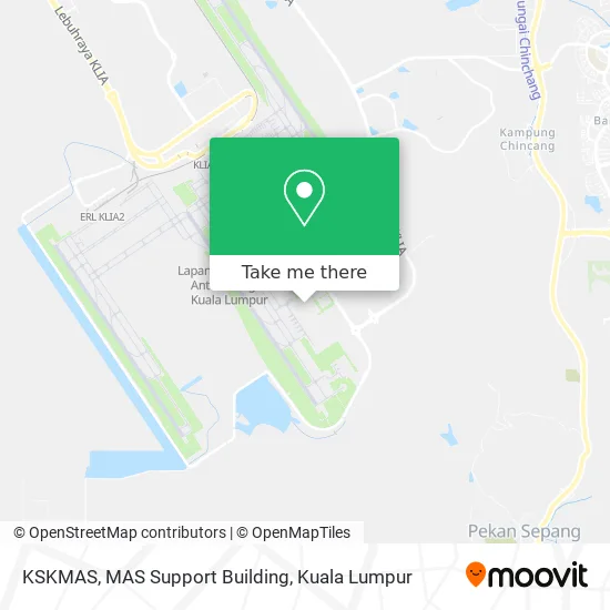 KSKMAS, MAS Support Building map