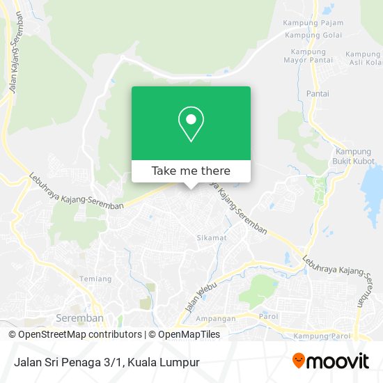 Jalan Sri Penaga 3/1 map