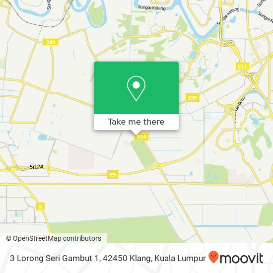 3 Lorong Seri Gambut 1, 42450 Klang map