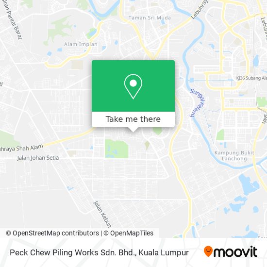 Peck Chew Piling Works Sdn. Bhd. map