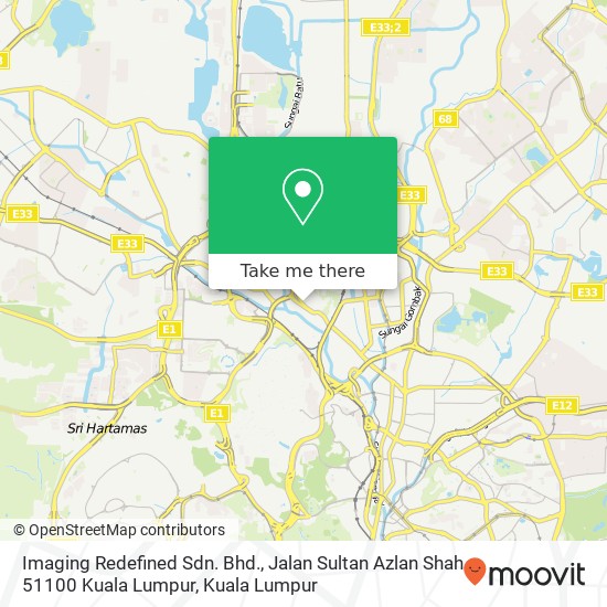 Imaging Redefined Sdn. Bhd., Jalan Sultan Azlan Shah 51100 Kuala Lumpur map