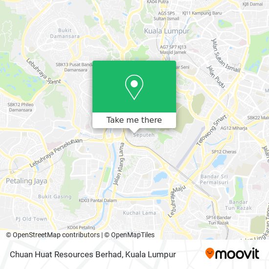 Chuan Huat Resources Berhad map