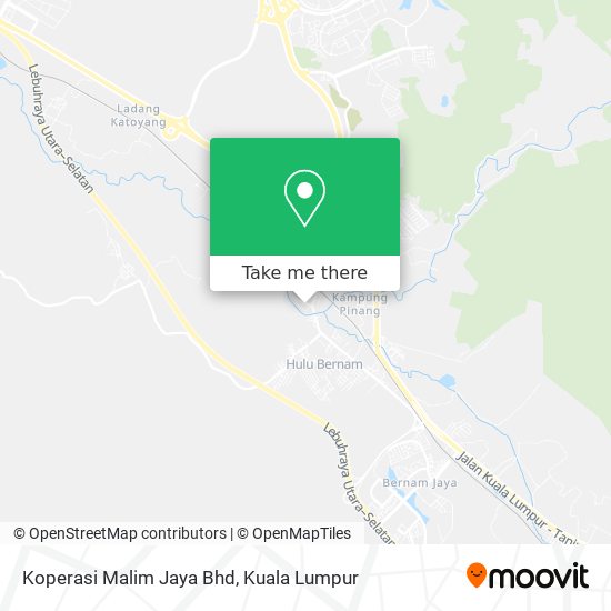 Koperasi Malim Jaya Bhd map