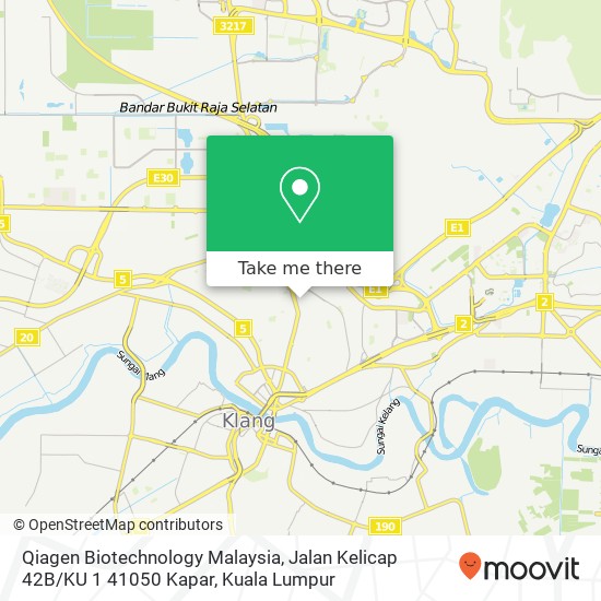 Qiagen Biotechnology Malaysia, Jalan Kelicap 42B / KU 1 41050 Kapar map