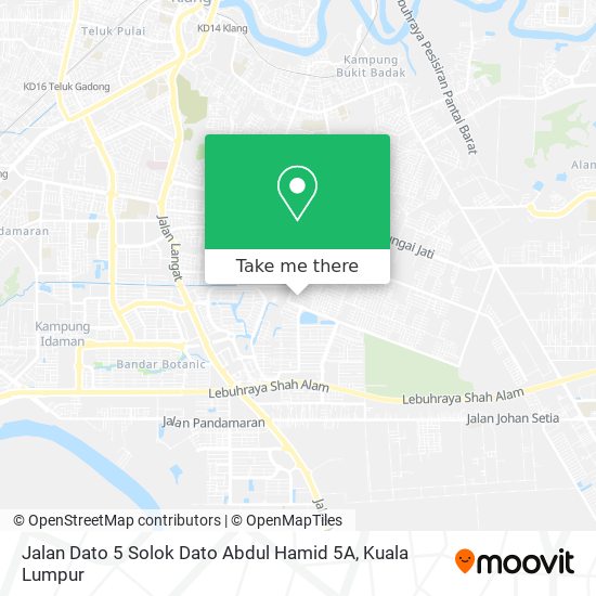 Jalan Dato 5 Solok Dato Abdul Hamid 5A map