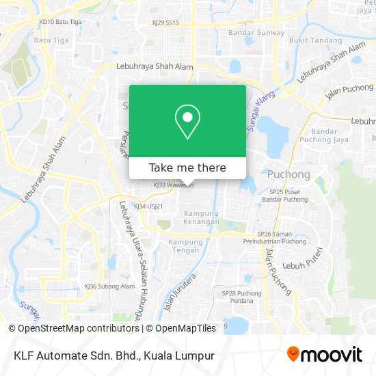 KLF Automate Sdn. Bhd. map