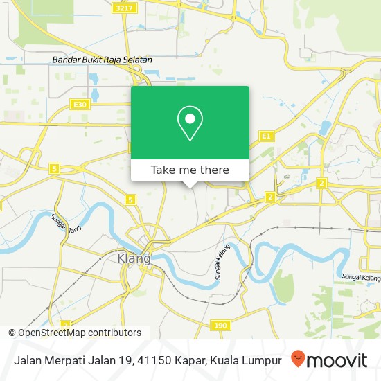 Jalan Merpati Jalan 19, 41150 Kapar map