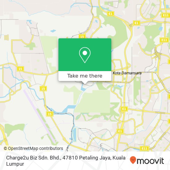 Peta Charge2u Biz Sdn. Bhd., 47810 Petaling Jaya