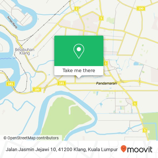 Jalan Jasmin Jejawi 10, 41200 Klang map