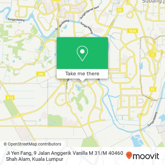 Ji Yen Fang, 9 Jalan Anggerik Vanilla M 31 / M 40460 Shah Alam map