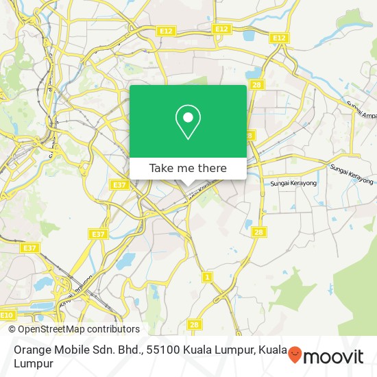 Orange Mobile Sdn. Bhd., 55100 Kuala Lumpur map