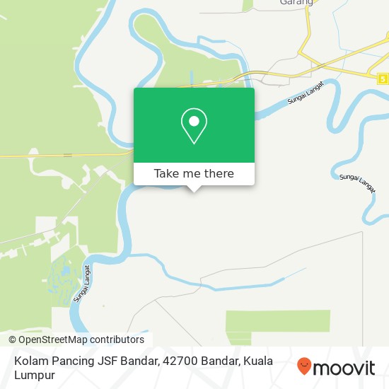Kolam Pancing JSF Bandar, 42700 Bandar map