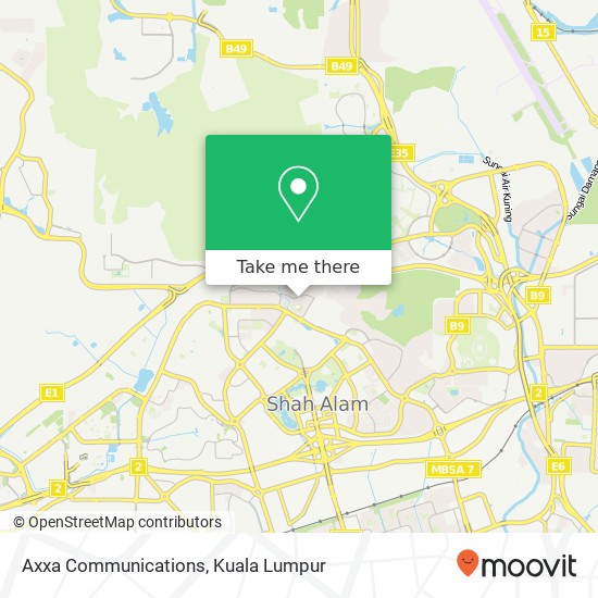 Axxa Communications map