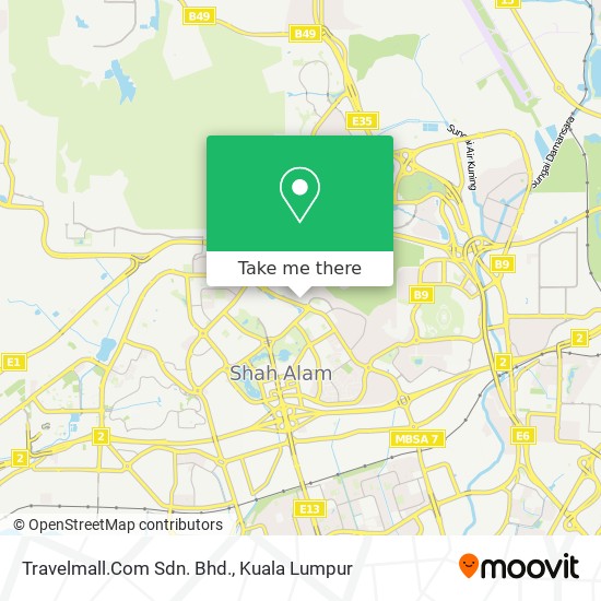 Travelmall.Com Sdn. Bhd. map