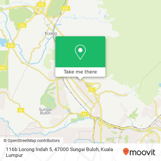 116b Lorong Indah 5, 47000 Sungai Buloh map