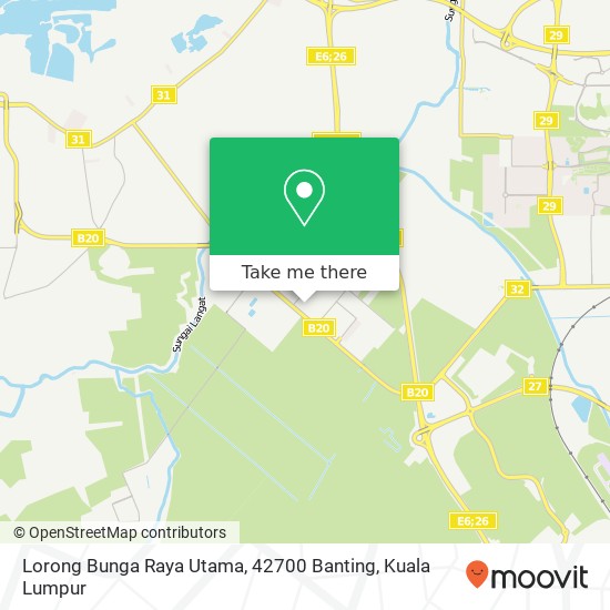 Lorong Bunga Raya Utama, 42700 Banting map