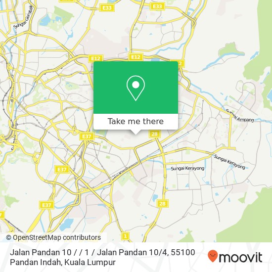 Jalan Pandan 10 / / 1 / Jalan Pandan 10 / 4, 55100 Pandan Indah map