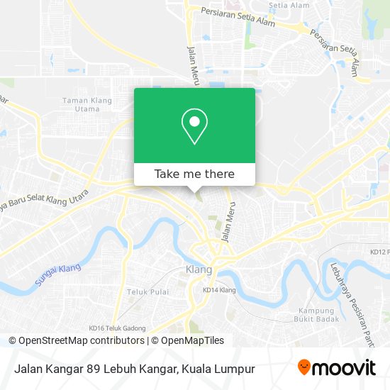 Jalan Kangar 89 Lebuh Kangar map