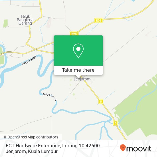 ECT Hardware Enterprise, Lorong 10 42600 Jenjarom map