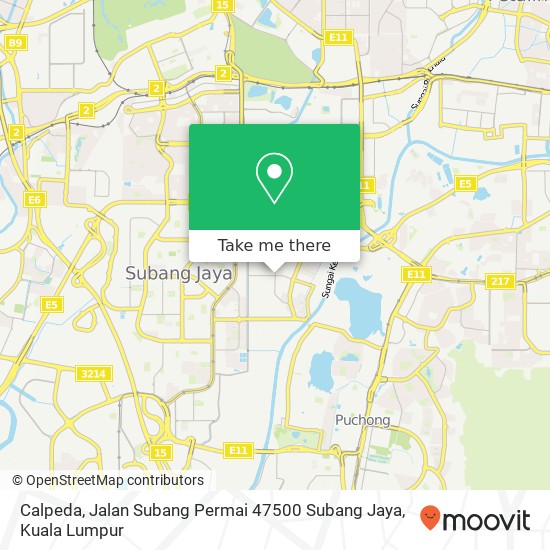 Calpeda, Jalan Subang Permai 47500 Subang Jaya map