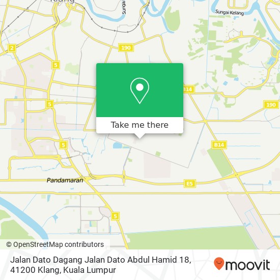 Peta Jalan Dato Dagang Jalan Dato Abdul Hamid 18, 41200 Klang