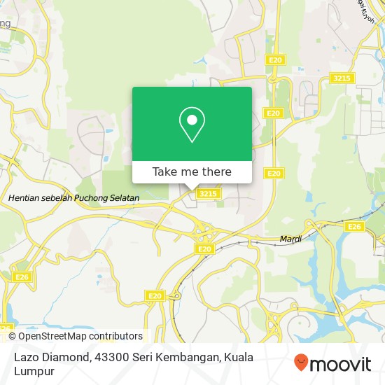 Lazo Diamond, 43300 Seri Kembangan map