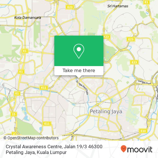 Crystal Awareness Centre, Jalan 19 / 3 46300 Petaling Jaya map