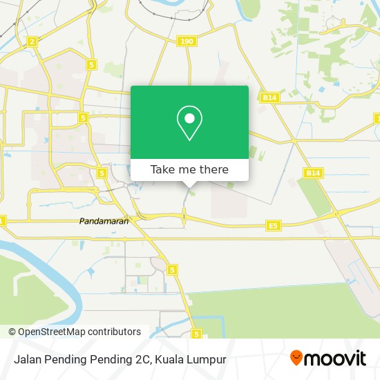 Jalan Pending Pending 2C map