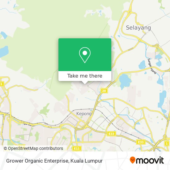 Grower Organic Enterprise map
