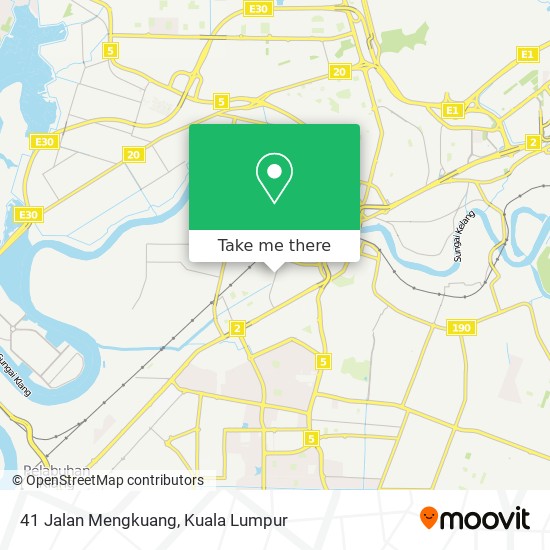41 Jalan Mengkuang map