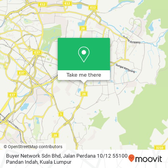 Buyer Network Sdn Bhd, Jalan Perdana 10 / 12 55100 Pandan Indah map