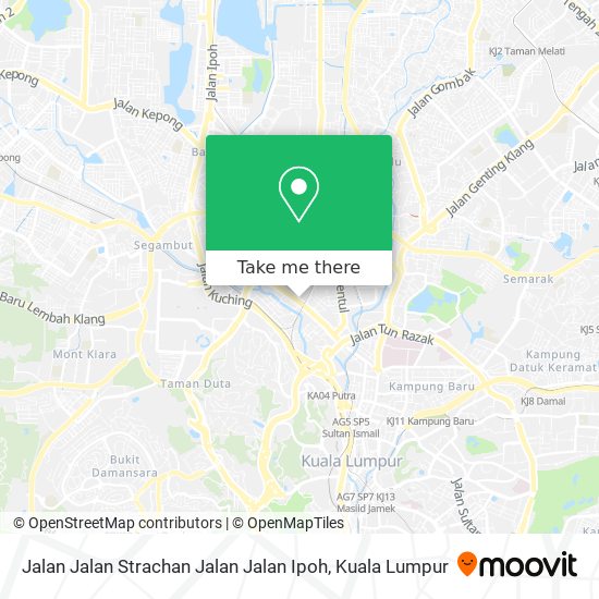 Jalan Jalan Strachan Jalan Jalan Ipoh map